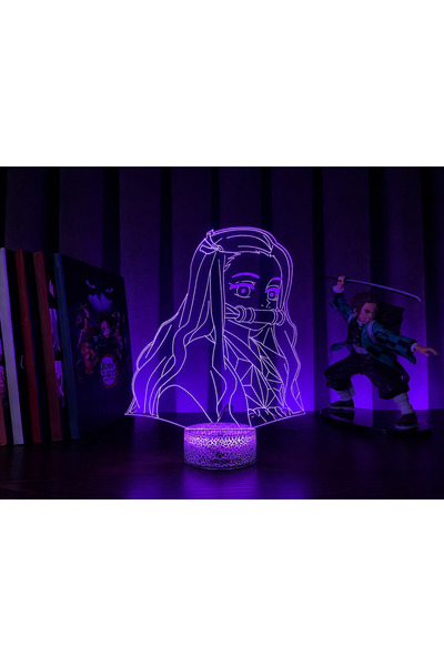 PETRADESIGN Demon Slayer - Nezuko Kamado Anime Masa Lambası