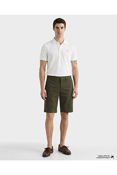 Gant Erkek Yeşil Relaxed Fit Chino Şort
