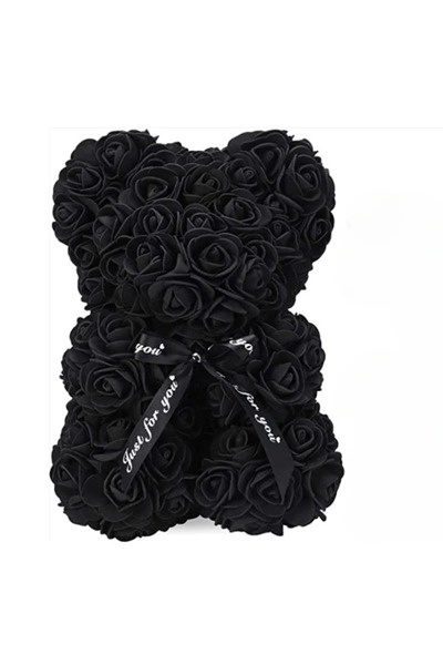 choice2 Black 2026 Artificial Flower Eternal Rose Teddy Bear for 520 Mom Moth...