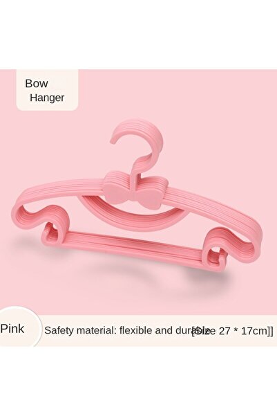 Choice Pink-10Pcs Baby Hanger 10pcs Kids Clothes Hanger Rack Display Cute Han...
