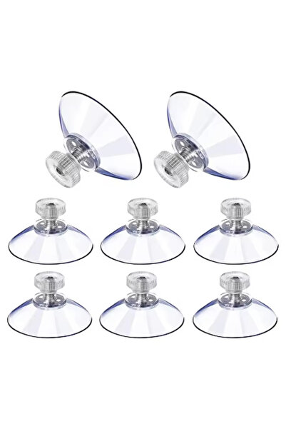 Choice 53mm 10pcs 5pcs 32/41/53mm Round Strong Transparent Suction Cups with ...