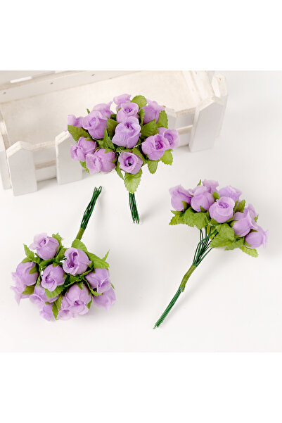 Choice 12pcs 06 12Pcs Artificial Rose Flowers Bouquet Silk Fake Flower For Ho...