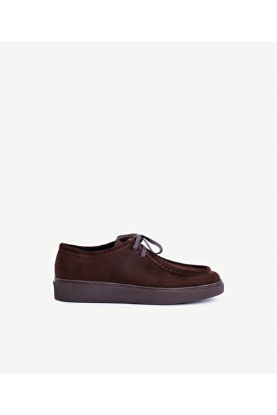 Yargıcı Lace-Up Leather Flat Shoes