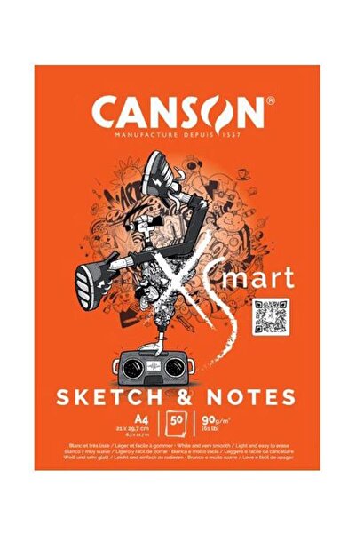 Generic Brand Sketch & Notes A4 90 Gr 50 Sheets. Drawing Notebook