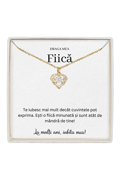 The Jewel Heart Bijuterii pentru fiică, Dragoste adevărată, Zirconiu cubic