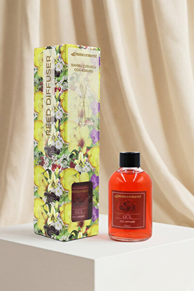 MOUVEMENT 100 Ml Gül Çubuklu Oda Kokusu – Klasik Çiçek Ferahlığı