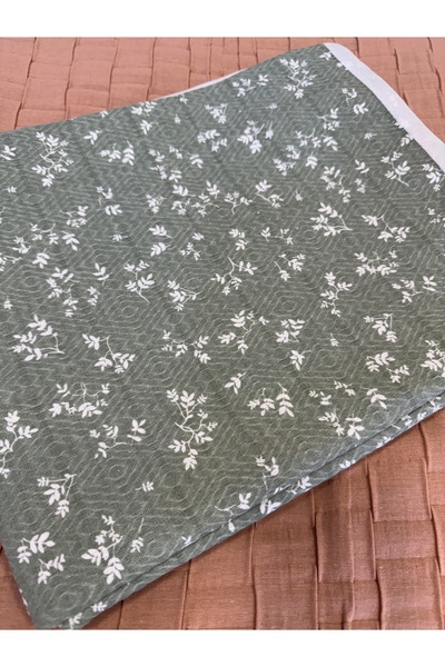 ŞENER HOME Lavinya Çiçek Desen Baskılı 200x240 Cm. Çift Kişilik (BATTAL) Tek Pike