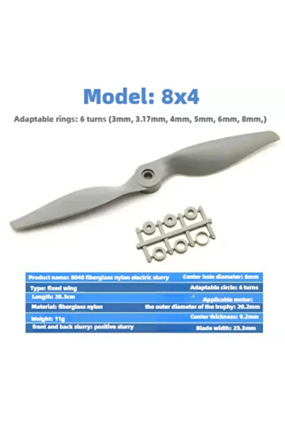 Choice19 8X4 Forward oar Genuine Gemfan RC Propellers Set for Model Airplane ...