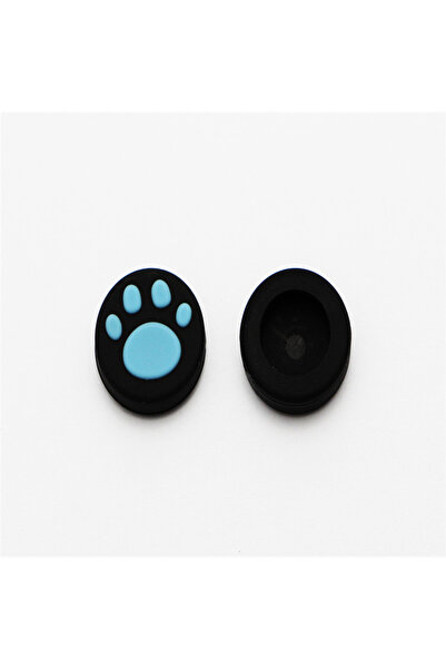Choice blue 2Pcs Cat Paw Silicone Thumb Stick Grip Cap Joystick Button Case C...