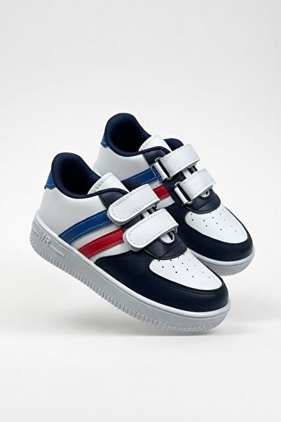 Allyup Daily Girls Boys Sports Shoes Sneaker Velcro Double Stripes Comfortabl...