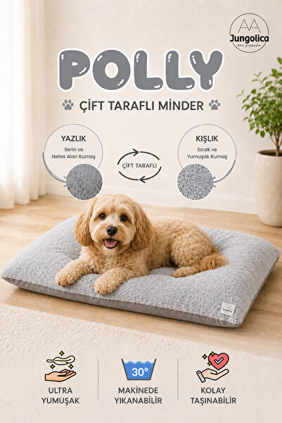 Jungolica Pet Products Polly, Çift Taraflı Kullanılabilen, Çok Amaçlı, Yıkana...