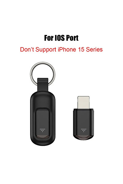 Choice For iPhone Black Mini Smart IR Remote Control Adapter USB Type C with ...