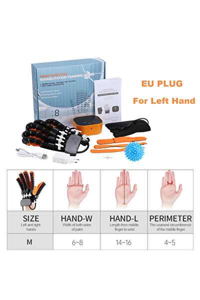 choice2 for Left M Size Hand Rehabilitation Robot Gloves Finger Exercise Stro...