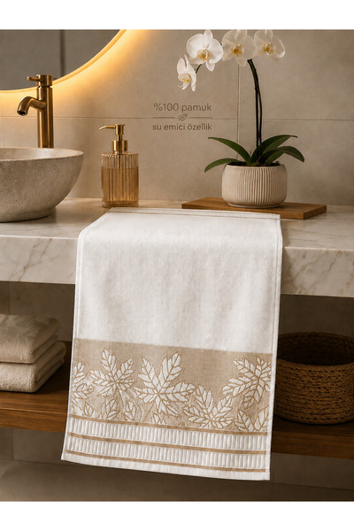 Essa Home Collection 2’li %100 Pamuklu Dokumalı Havlu 50 x 90 El / Yüz Havlus...
