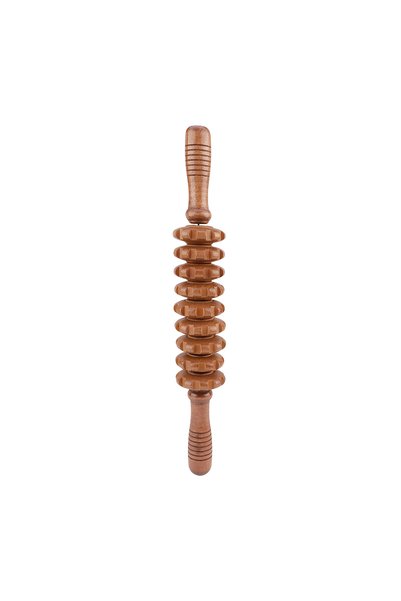 Choice9 D straight Wooden Therapy Massager Roller Trigger Point Massager Stic...