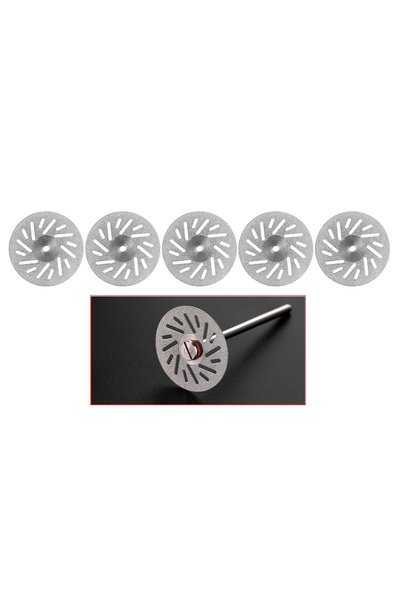 Choice مجموعة أقراص قطع ماسية للمختبرات PG04-5-22MM، 5 قطع، 22 مم × 0.25 مم، ...