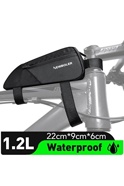 Choice BAG215 Bike Bag Waterproof Reflective Front Top Frame Tube Bag Large C...