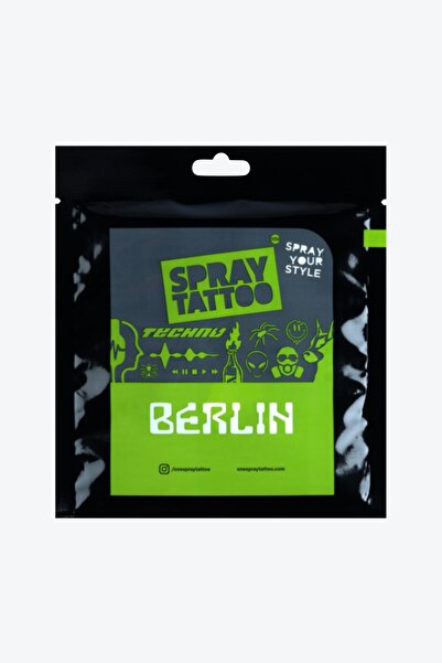 Berlin City Pack Geçici Dövme Şablon Seti 15 Desen