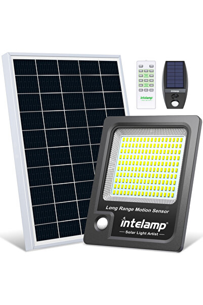 choice2 05-10EP-Black Intelamp Long Battery Life 12000mah Solar Lights Outdoo...