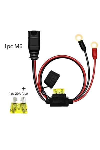 Choice 1pc M6 1/2pcs with M10 Silicone Cable Car Plug Fast Charging Connector...