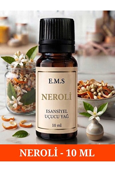 E.M.S AVM NEROLİ Esansiyel Uçucu Yağ Buhurdanlık Yağı Difüzör Esansı Oda Koku...