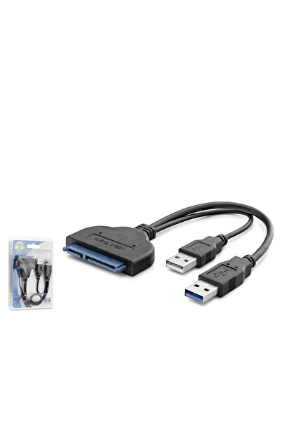 HADRON HDX7549 كابل محول USB 3.0 إلى SATA HDD SSD سعة 4 تيرابايت أسود