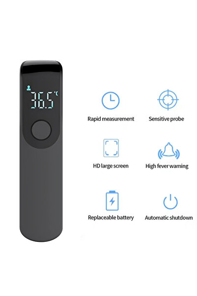Choice1 Thermometer-Black Medical Temperature Infrared Thermometer Forehead D...