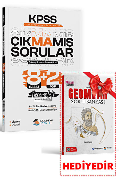 Ulti Yayınları Akademi Denizi KPSS GYGK Çıkmamış Sorular 8+2 Deneme Seti Hede...