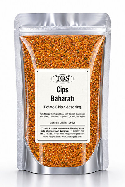 TOS The Organic Spices Cips Baharatı 100 gr Chips Seasoning - Premium Quality...