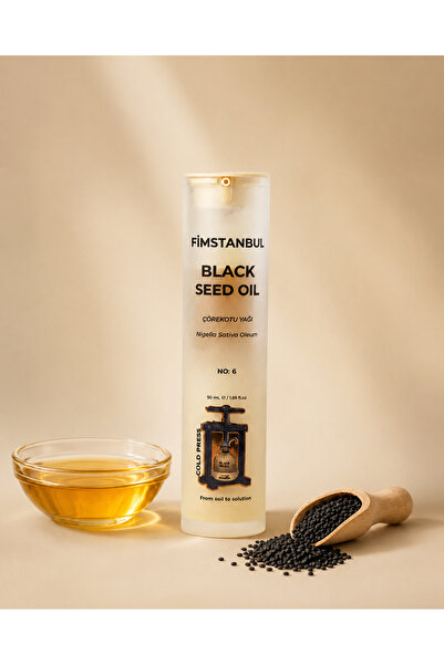 Fimstanbul Cold Pressed Black Cumin Seed Oil 50 ml 100% Pure Natural Skin Car...