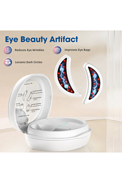 Choice For Eyes Micro-current Face/Eye Beauty Massager 660nm Red Light with G...