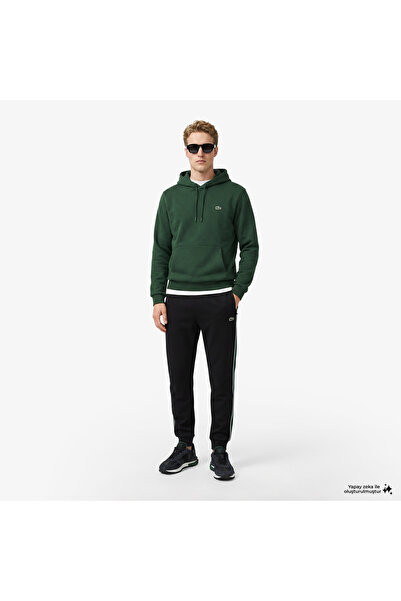 Lacoste Erkek Slim Fit Siyah Eşofman Altı