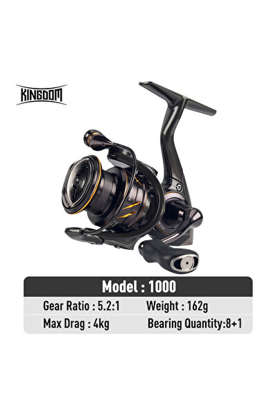Choice6 بكرة صيد KINGDOM MT1000 Kingdom Micro Fly Pro خفيفة الوزن للغاية مع 8...