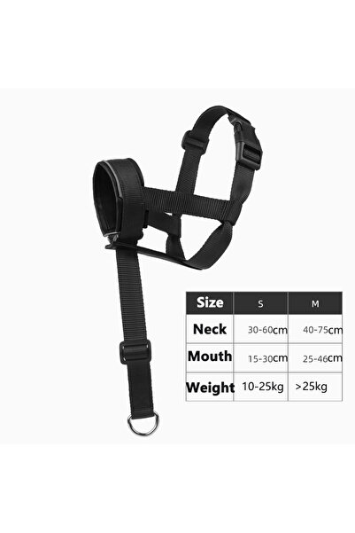 Choice M black Reflective Tactical Muzzles for Medium Large Dogs Leads for An...