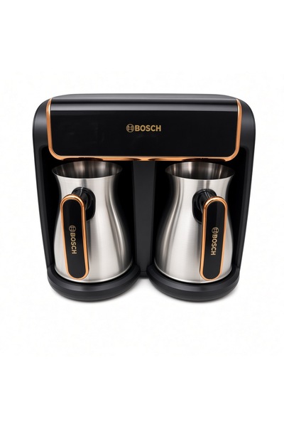 Bosch Çift Hazneli Elektrikli Türk Kahve Makinesi 600 ML LCD Ekran /Bakır