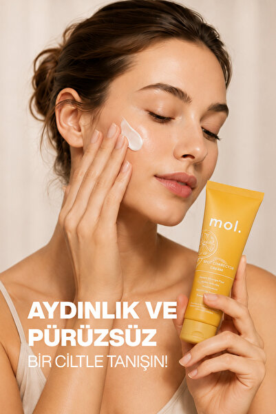 MOL Leke Karşıtı Yüz Kremi Alpha Arbutin Niacinamide İçeren Cilt Tonu Bakım Ürünü – 75 ml