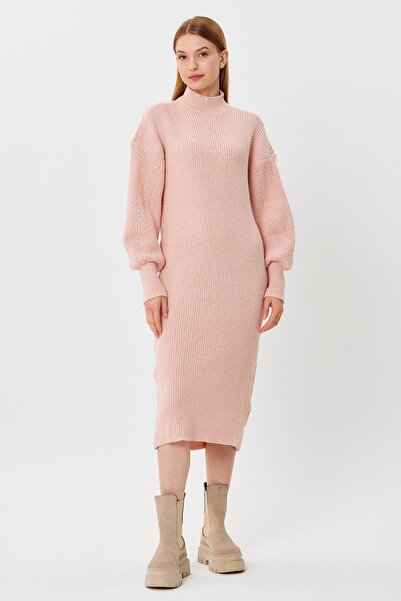 ALEXANDERGARDI ALEXANDERGARDY SLEEVES PATTERNED BALLOON SLEEVE KNITWEAR DRESS...