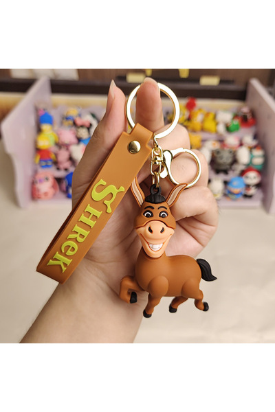 Choice 6 cm C Monster Shrek Keychain Cute Bag Pendant Creative Couple Dolls K...