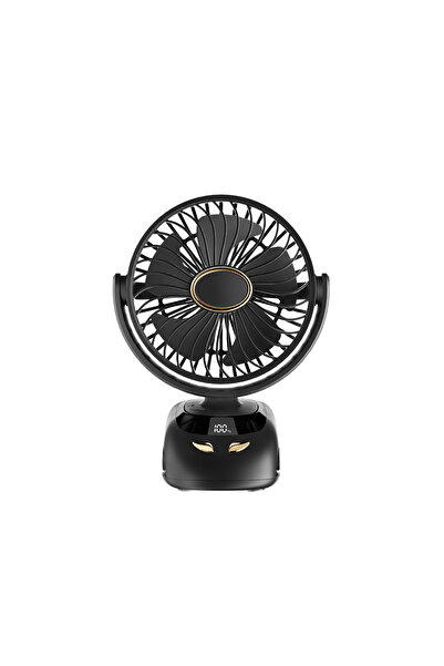 Choice3 Black Portable Desktop Wireless Clip-on Electric Fan 2000mAh Battery ...