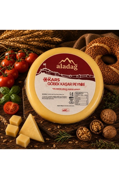 ALADAĞ Kars Göbek Kaşar Peyniri 1KG