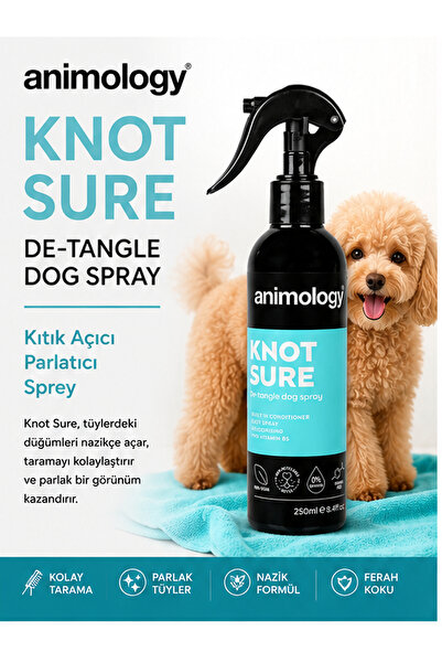 Animology Knot Sure Detangle Spray Kıtık Açıcı Parlatıcı Sprey 250 ML - AKS250