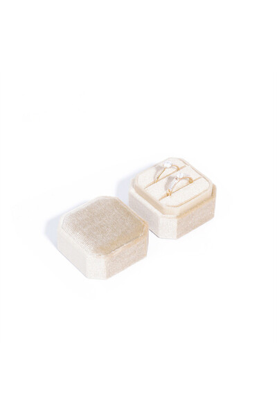 Choice4 5x5x4.5cm F 1pcs 5x5x4.5cm Advanced South Korean Velvet Octagonal Pac...