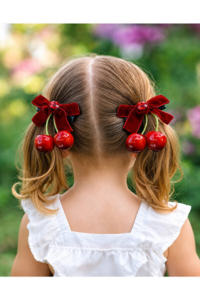EliraToka Children's Cherry Collet Buckle 1 Pair