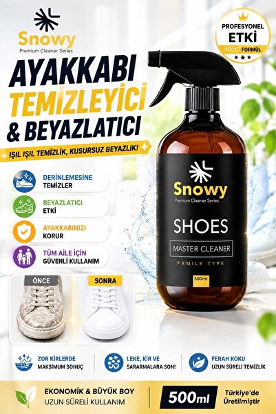 Snowy Ayakkabılarınızı Ilk Günki Gibi Paklar ve Temizler Büyük Boy 500 ml