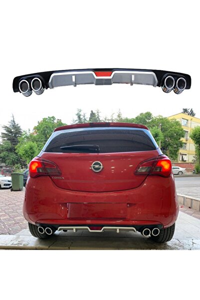 Genel Markalar Opel Corsa E Difüzör Arka Tampon Eki 4 Egzoz Çıkışlı