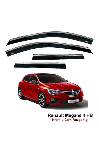 Niken Renault Megane 4 HB Kromlu Cam Rüzgarlığı