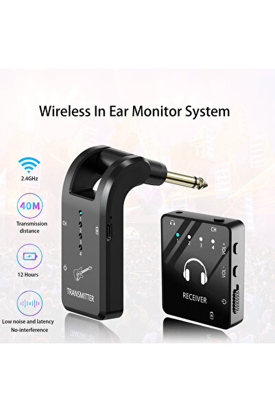 Choice MB-9 Wireless In Ear Monitoring System, 2.4GHz Wireless IEM System wit...