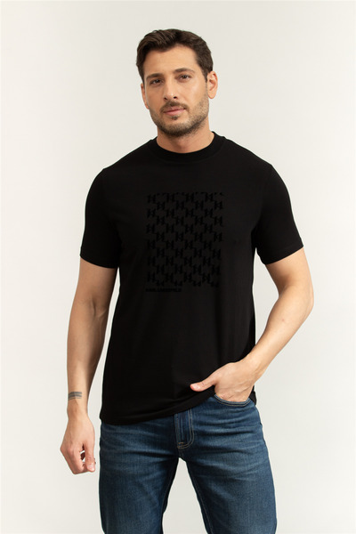 Karl Lagerfeld Ανδρικό T-shirt 755040-561221 Μαύρο