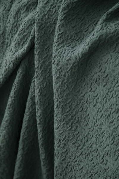 First Choice Lude 100% Cotton Double 4-Piece Pique Set - Green