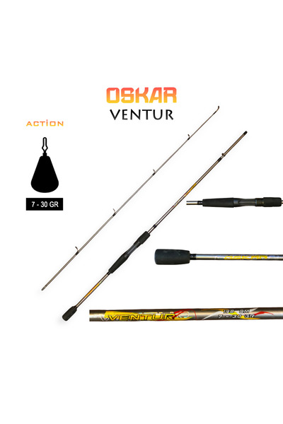 Oskar Ventur 168cm Spin Olta Kamışı 7-30g